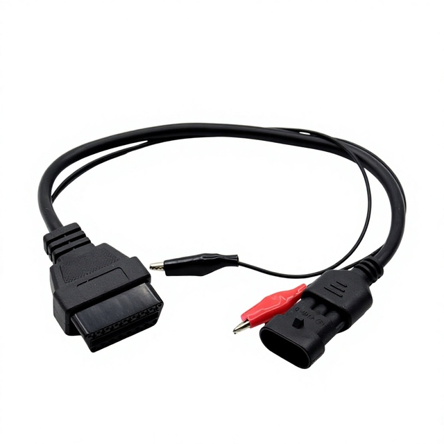 3-pin to 16-pin Automotive Diagnostic Scanner OBD Connector Cable for Car Diagnostic Tool