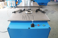 MYT-conducto redondo hidráulico de aire acondicionado hvac, buena hoja de metal, fabricación de codo, máquina gorelocker de tubo