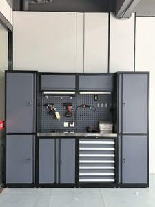 2 unités d'armoires à outils de <span class=keywords><strong>garage</strong></span> robustes avec tiroirs multiples, système de rangement d'outils, poste de travail modulaire pour atelier, coffre à outils personnalisé - Product Image 2