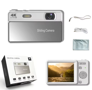 Cámara Digital <span class=keywords><strong>de</strong></span> 64MP con Pantalla <span class=keywords><strong>de</strong></span> 2.8 Pulgadas para Fotografía, Zoom Digital 16X, Videocámara Deslizante 4K, Cámara Compacta para Vlogging M15 - Product Image 1