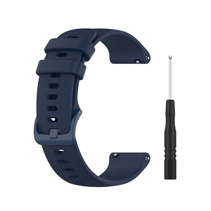 <span class=keywords><strong>Correa</strong></span> de Silicona de Reemplazo Antideslizante de 18mm 20mm 22mm con Rejilla Pequeña para Relojes <span class=keywords><strong>Garmin</strong></span> <span class=keywords><strong>Forerunner</strong></span> <span class=keywords><strong>745</strong></span> 570 y Vivoactive 3 4 5 6 - Product Image 4