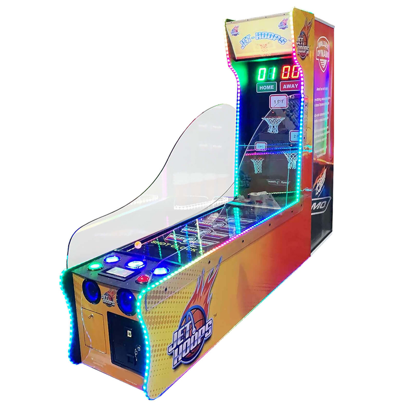 Indoor Coin Operated Screen Basketball Hoop Shooting Arcade Basketball Game Machine Jet Hoops Basketball Arcade Machine