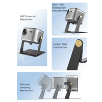 Support de bureau universel rotatif à 360° Topmeijia SJ-ZM07 en métal pour projecteur, longueur réglable 22-27 cm, pour projecteur XGIMI