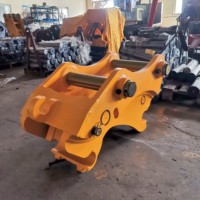 Connecteur rapide d'attelage rapide hydraulique de coupleur rapide d'excavatrice du DHG-08 EC210/PC200/CAT320 pour l'excavatrice 20 tonnes