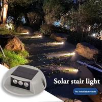 Lumière d'escalier et de passerelle extérieure étanche à énergie solaire Highlux 3W, sans fil, lumière de jardin encastrée