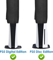 Housse anti-poussière pour PS5 Pro/PS5, housse de protection pour console de jeu, étui imperméable, lavable, doublure douce, protection anti-poussière