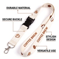 CH Wholesale Sublimation Printing Polyester Lanyards With Logo Custom Certification Keychain OEM ODM ECO Promotion Event Gifts