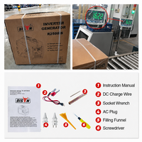 BISON(CHINA) BS950A 2-Takt 650 Watt Kleiner Tragbarer Mini-Benzingenerator 110V/220V 50/60Hz 500 Stunden Garantie