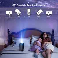 Projecteur Vertical Portable Haute Définition 1080P ISMARTX14-V1 Lampe LED pour Maison et Bureau 4K Android 14 Correction Automatique de la Distorsion Trapézoïdale 500