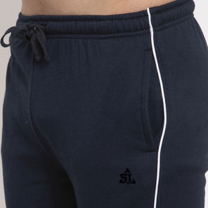 Logo personnalisé Survêtement à fermeture éclair pour hommes 100% coton Col à capuche Hiver Course à pied en plein air Ensemble de jogging - Product Image 4