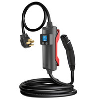 Nouveau chargeur EV portable G2X 32A, prise J1772, 7 kW, chargeur de voiture intelligent pour voitures électriques