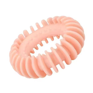 Dientes de perro de alta calidad, juguete de entrenamiento de masticación interactivo para mascotas, Collar tricolor resistente antimordida - Product Image 4
