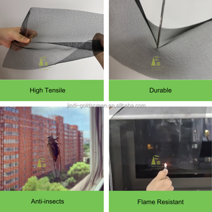 Pantalla de fibra de vidrio de fábrica Jindi ventana ignífuga mosquitera malla de fibra de vidrio - Product Image 6