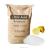 Additifs alimentaires acide citrique Acidulant monohydrure 25 kg/sac acide citrique ensign