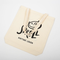 Sac fourre-tout en toile imprimé sur mesure, motif de dessin animé, sac à bandoulière pour le shopping, sac réutilisable écologique, sac promotionnel pour la publicité, cadeau