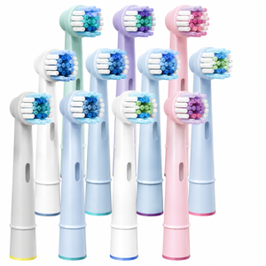 Têtes de rechange compatibles pour brosse à dents électrique, têtes de brosse de nettoyage avancées avec poils doux, accessoires d'hygiène buccale - Product Image 1
