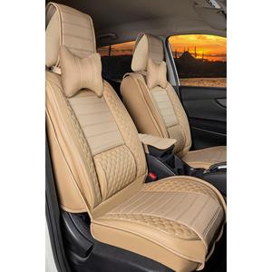 Opel Vectra C compatibile Lux serie in pelle nera coprisedile auto Set di 5