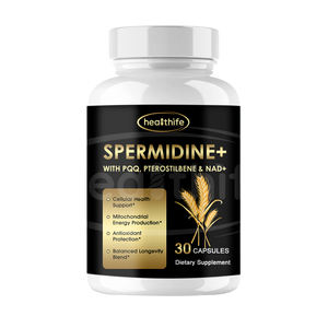 Complément de spermidine, capsules de spermidine, chlorhydrate de spermidine, PQQ, pterostilbène, capsules de NAD - Product Image 2