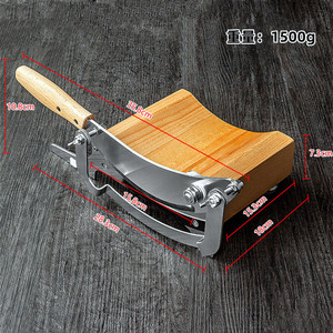 Cortadora tipo guillotina de acero inoxidable para uso doméstico, para medicina china, afilada y pequeña, para cortar carne grasosa, Ganoderma lucidum - Product Image 4