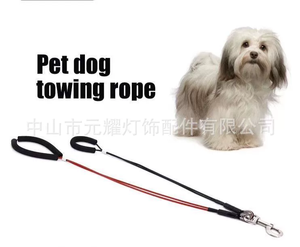 Venta directa de fábrica, accesorios para mascotas, cuerda de alambre de acero metálico recubierta de PU, cable de amarre para perros, correas para perros, correa para perros - Product Image 2