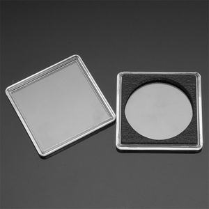 Boîte de rangement pour capsules de pièces de monnaie Snaplocks, insert noir, capsule carrée en acrylique pour Morgan, Peace, Ike Silver Dollar - Product Image 3