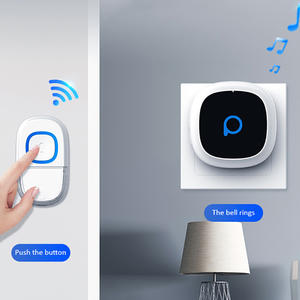 Sonnette sans fil Kerui 433 MHz, 32 sonneries, silencieuse, DingDong, étanche, sonnette sans fil - Product Image 1