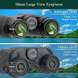 SUNCORE 12x42 Hd Binoculars Multi Coating Wide Field View Outdoor Use - Product Image 3