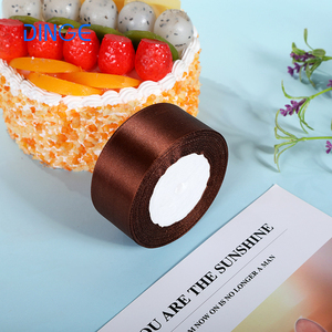 Üretici toptan özel logo baskılı renkli hediye saten kurdele rulo kadife grogren şerit hediye kutusu ambalaj için - Product Image 2