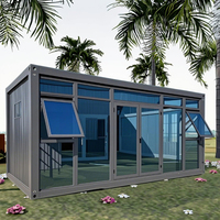 Casas Contenedor Modulares de 20 y 40 pies en Venta, Casa Móvil con Energía Solar para Granja, Taller, Baño, Centro Comercial, Hotel, Villa