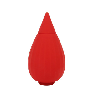 Silicone Air Blower For Camera Lens Cleaning 12.5cm Red Soft Blower Ball With Cap - Product Image 4