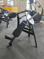 Machine commerciale à charge de plaques pour press à la presse inclinée et exercices d'épaules, en acier, pour l'entraînement de la force des parties supérieures du corps, équipement de gym pour la maison