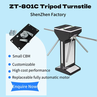 Tourniquet trépied à double moteur directement du fabricant Zento, compatible avec plusieurs dispositifs de reconnaissance pour les salles de sport