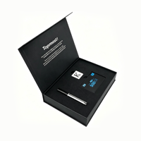 Boîte cadeau rigide magnétique écologique personnalisée, emballage de luxe avec logo personnalisé et boîte en papier PR haut de gamme