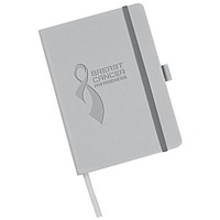 Carnet de notes personnalisé avec couverture rigide en satin de Vienne gaufrée