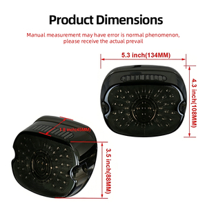 Conjunto de Luces Traseras LED Modificadas para Harley Sportster 883 1200 con Luz de Freno, Direccional y Luz de Matrícula - Product Image 4
