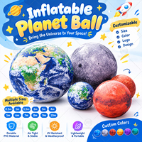 Grande sphère gonflable planétaire, planètes Terre, Lune, Mars imprimées en 3D pour fêtes à thème, spectacles, centres commerciaux et décorations de fêtes