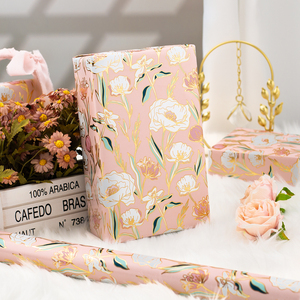 Floral <b>Pattern</b> Gift Wrapping <b>Paper</b> Double-Sided Art <b>Paper</b> Eco-Friendly for Gift & Craft Packaging - Product Image 2
