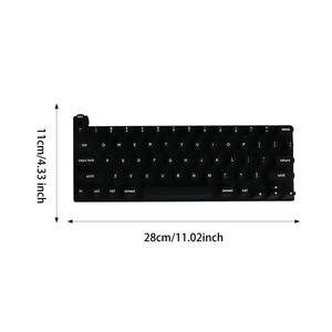 Tastiera nera antistatica per Laptop con rivestimento in rilievo per la protezione della pelle per Notebook - Product Image 5