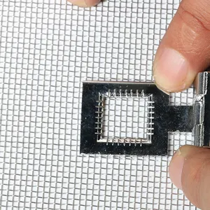 100 200 400um 마이크론 필터 메쉬 직사각형 스테인레스 스틸 메쉬 필터 와이어 메쉬 스크린 필터 플라스틱 펠레타이저 용 필터 - Product Image 5