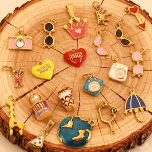 Joyas Personalizadas DIY, Resistentes al Agua y al Deslustre, Chapadas en Oro de 18k, Accesorios de Joyería de Moda, Dijes de Acero Inoxidable al por Mayor - Product Image 4