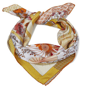 Écharpes personnalisées avec un motif imprimé personnalisé pour femmes, <span class=keywords><strong>foulard</strong></span> en <span class=keywords><strong>soie</strong></span> imprimé à grande taille, <span class=keywords><strong>foulard</strong></span> en <span class=keywords><strong>soie</strong></span> de style japonais de la Chine pour femmes - Product Image 5