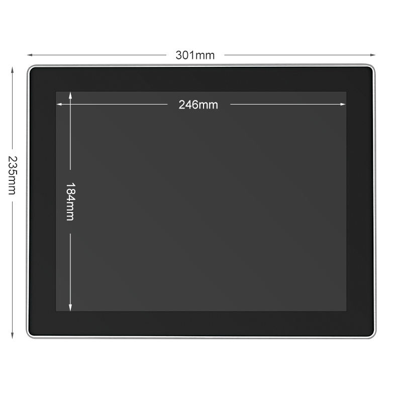 12 Inch Industrial Android Embedded Computer Touch Screen Waterproof HD-MI USB TFT-LCD Panel PC