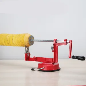  DD524 Lắc Tay Parer Khoai Tây Tháp Cắt Bỏ Peelers Peeler Dụng Cụ Nhà Bếp Hướng Dẫn Sử Dụng Peeler Khoai Tây Xoắn Ốc