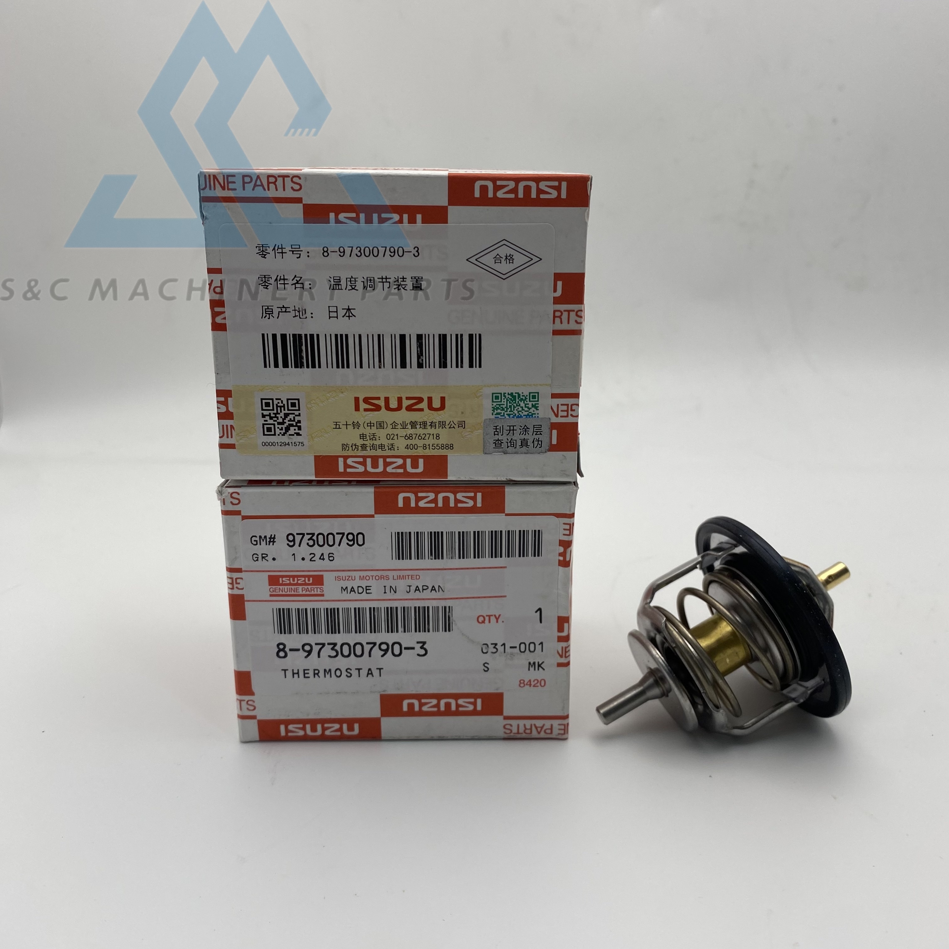 よこたまさん専用 Zx200-3 Zx270-3 Excavator Engine Parts 4HK1 Thermostat 8