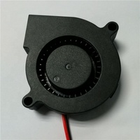 Ventilateur de refroidissement sans balais ultra silencieux 24V DC 5015 Petite turbine à roulement à billes pour imprimante 3D Circuit imprimé électrique OEM