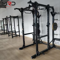 Équipement de musculation professionnel, rack à squats en acier avec machine Smith, entraîneur fonctionnel - Écologique, couleur personnalisable