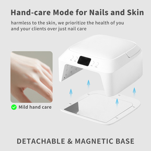 SNRQI <span class=keywords><strong>Prix</strong></span> Bas Personnalisé Séchoir à Ongles Haute Puissance 80W Mode Soin de la Peau avec 4 Minuteries, Lampe UV LED 71 LED pour Séchage Rapide Mains et Pieds - Product Image 3