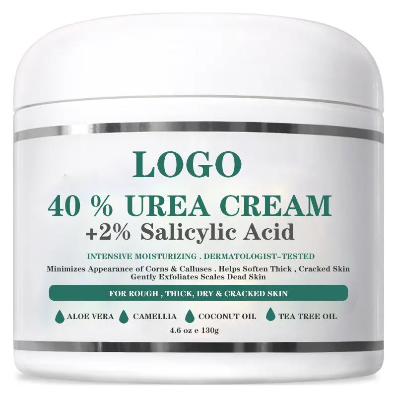 プライベートラベルウレア40% プラス2% Salicylic Acid Foot Cream Deeply Moisturizes Softens Skin Remove Dead Skin Cracking Repair Cream