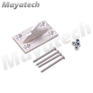 Aluminum Launch Rail <b>Hook</b> For Fixed Wing Rc Airplane Takeoff Mount With Screws And Nuts Outdoor Use - Product Image 3