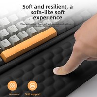 Penyangga Keyboard Busa Memori Slow Rebound, Bantalan Pergelangan Tangan Keyboard Mekanik, Penyangga Tangan Keyboard, Penyangga Pergelangan Tangan Mouse, Grosir